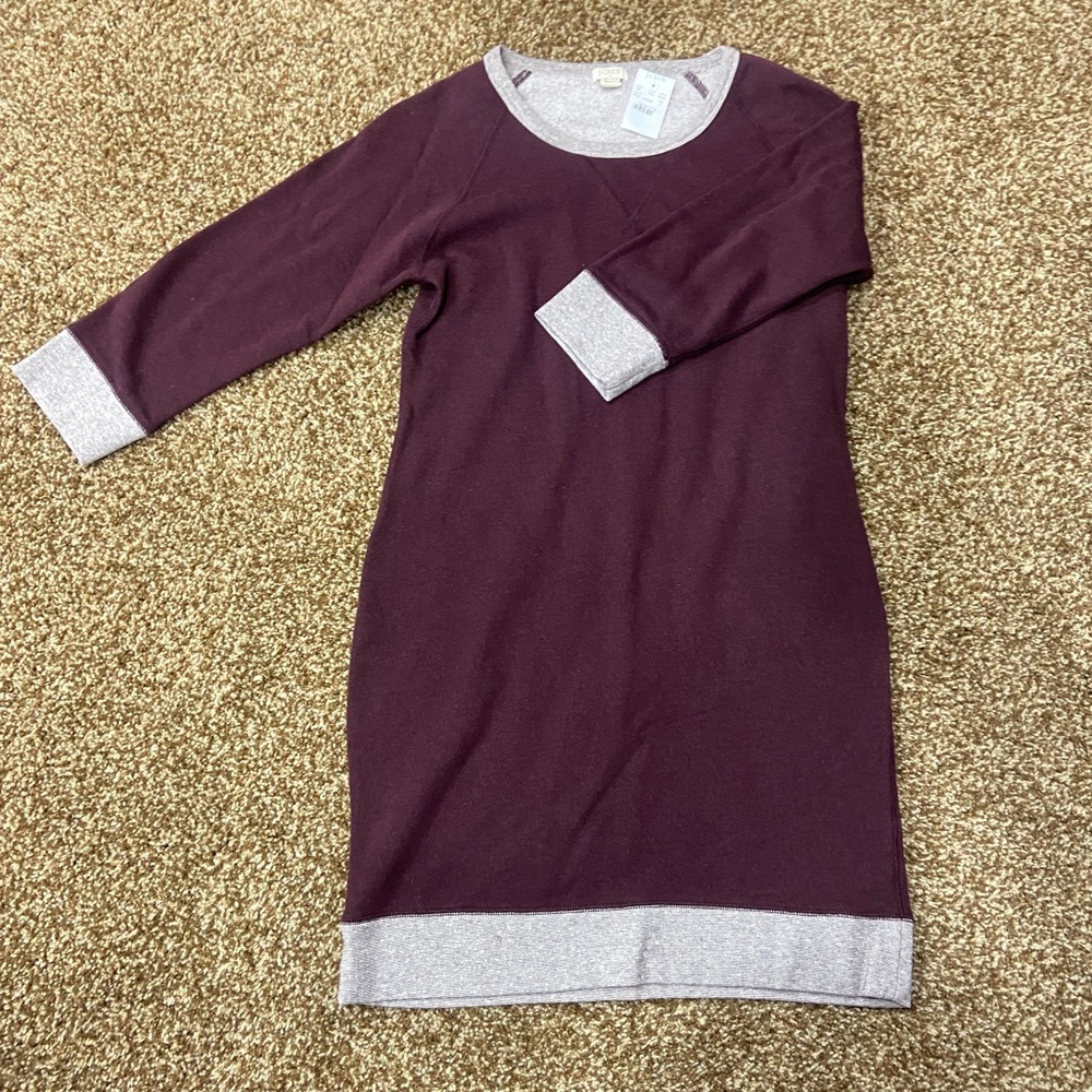 J. Crew sweatshirt dress